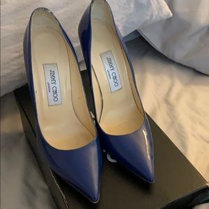 Jimmy Choo Navy Blue Heels